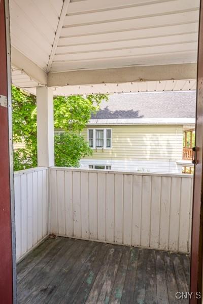 1628 Mohawk St, Utica, NY 13501 - view of wooden terrace