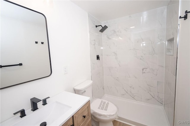 5646 Vistula, Cicero, NY 13029 - full bath featuring toilet, a tile shower, and vanity