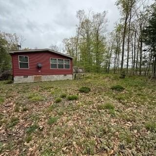 3384 Huggins Rd, Tyrone, NY 14815 - view of side of home with crawl space