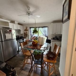 3384 Huggins Rd, Tyrone, NY 14815 - dining area with ceiling fan