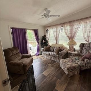 3384 Huggins Rd, Tyrone, NY 14815 - living room with wood finished floors, ceiling fan, and crown molding