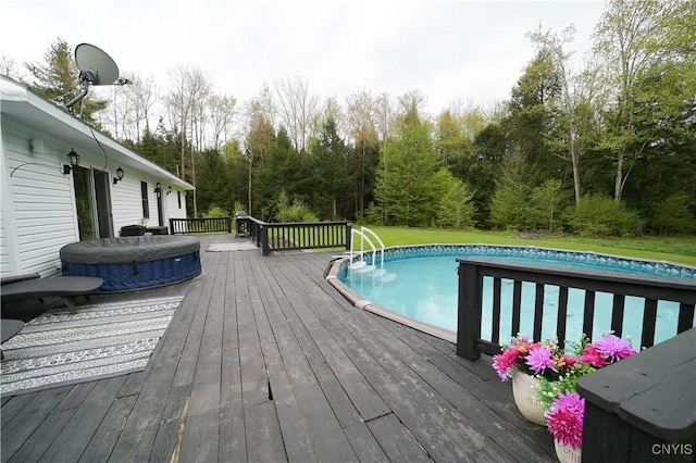 161 Mcclure Rd, Salisbury, NY 13470 - swimming pool with a deck