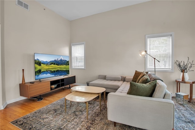 185 York St Unit 1, Buffalo, NY 14213 - living room featuring wood finished floors and baseboards