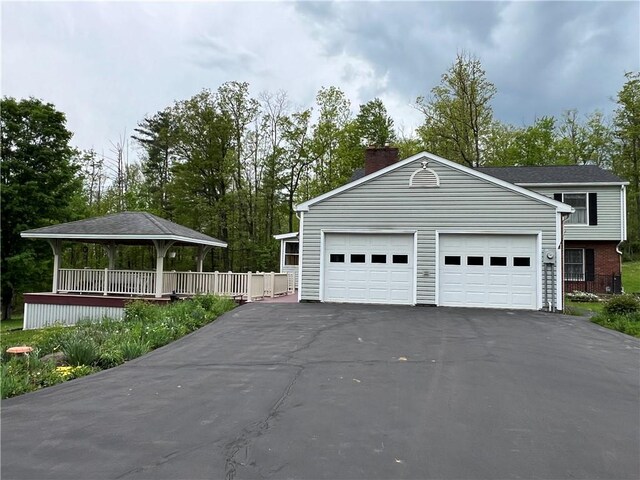 8584 Vieley Rd, Campbell, NY 14821 - garage featuring driveway