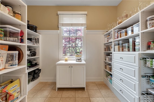 view of pantry