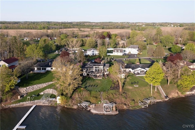 5598 Buck Point Rd, Fleming, NY 13021 - aerial overview of property's location with a nearby body of water