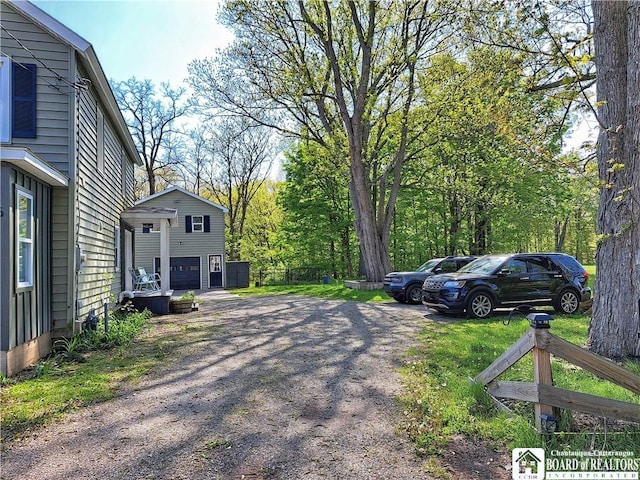 55 Washington Ave, Pomfret, NY 14063 - view of dirt / gravel driveway