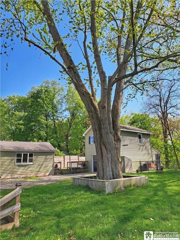 55 Washington Ave, Pomfret, NY 14063 - view of yard featuring an outbuilding
