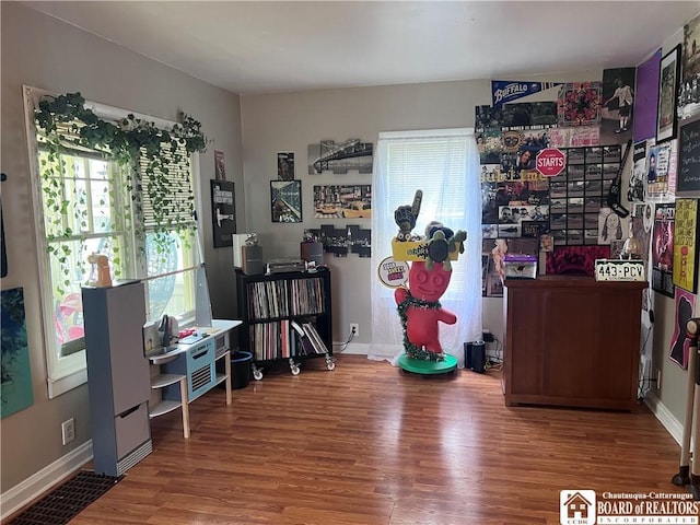 417 Charles St, Jamestown, NY 14701 - office space featuring wood finished floors and baseboards