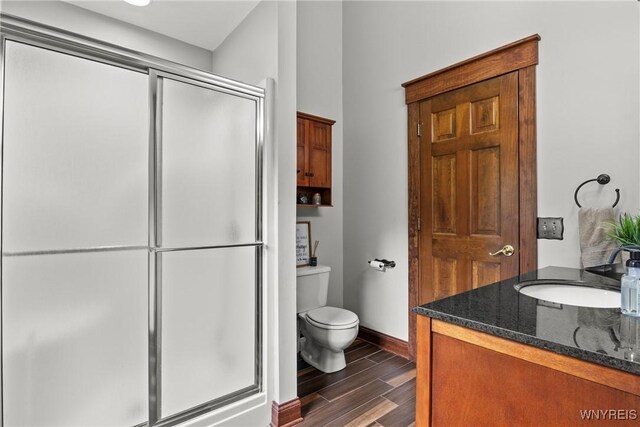 60 Kettle Run, Elma, NY 14052 - full bath featuring wood finished floors, a stall shower, and vanity
