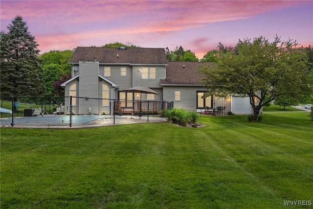 60 Kettle Run, Elma, NY 14052 - rear view of house with a gazebo, a patio, and a shingled roof
