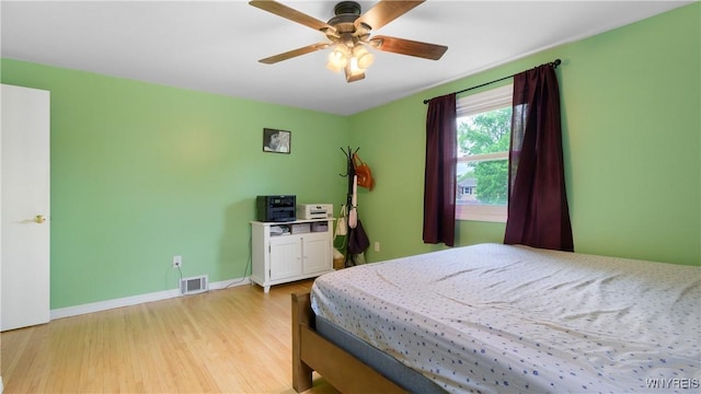 223 Patrice Ter, Amherst, NY 14221 - bedroom featuring light wood-type flooring, baseboards, and ceiling fan