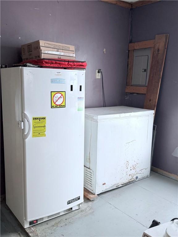 69 S Main St, Milford, NY 13807 - utility room with washer / dryer and electric panel