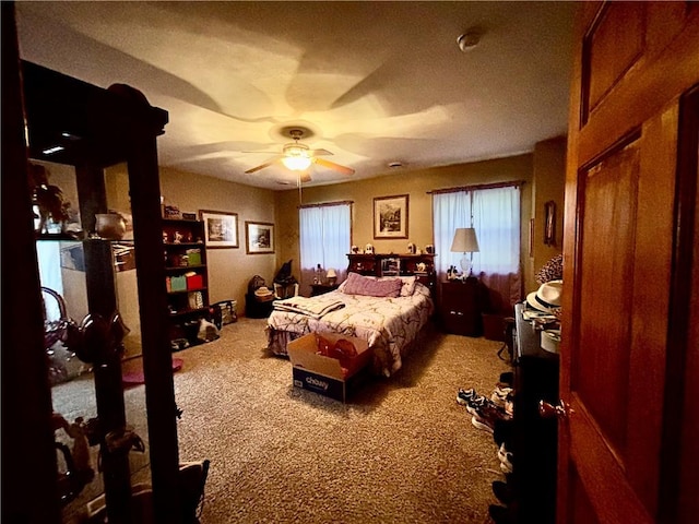 99 N Main St, Mount Morris, NY 14510 - bedroom featuring carpet floors and a ceiling fan