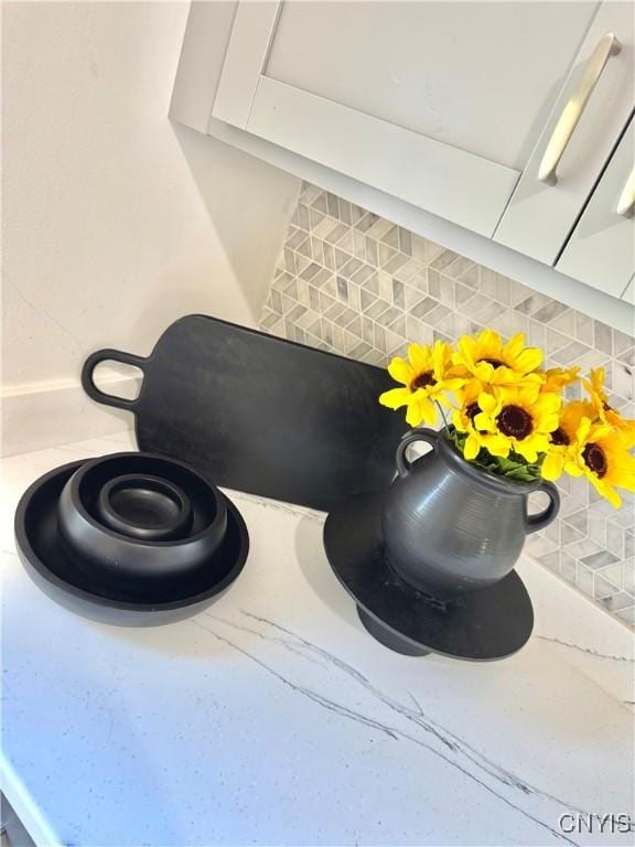 detailed view of backsplash