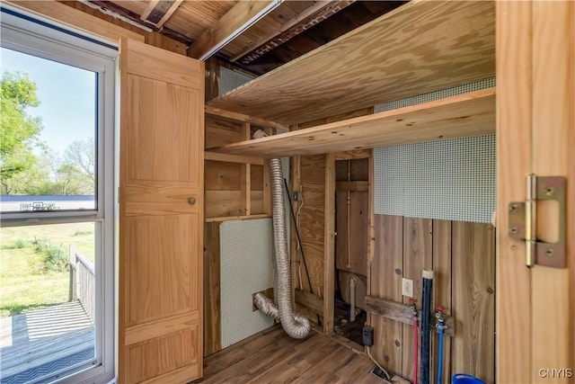 20304 Burton Rd, Hounsfield, NY 13685 - miscellaneous room featuring wood finished floors