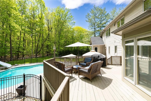 7 Mount View Cres, Penfield, NY 14580 - wooden terrace featuring an outdoor living space