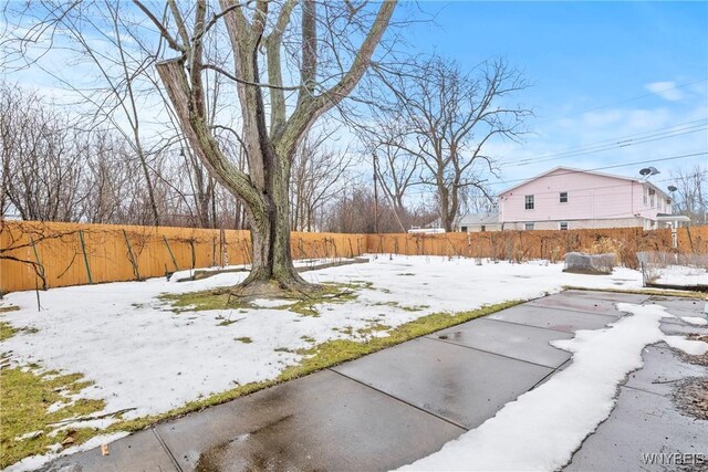 152 Nicholson St, Buffalo, NY 14216 - view of yard covered in snow