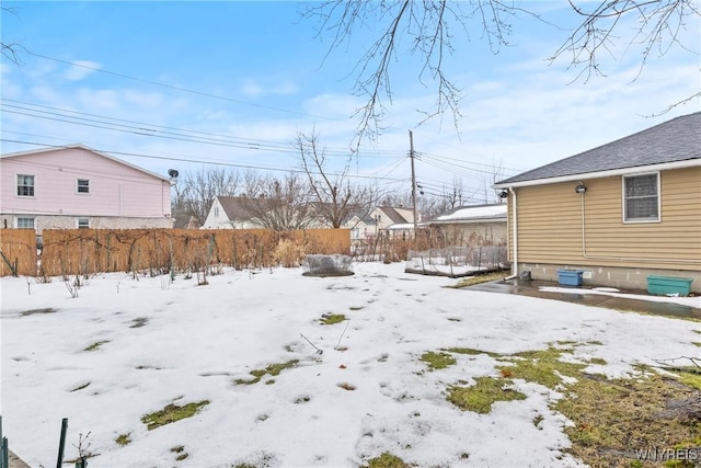 152 Nicholson St, Buffalo, NY 14216 - view of yard covered in snow