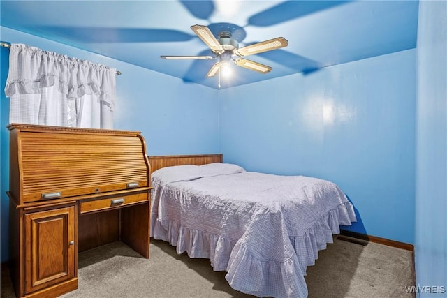152 Nicholson St, Buffalo, NY 14216 - carpeted bedroom with a ceiling fan