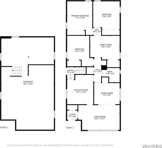 152 Nicholson St, Buffalo, NY 14216 - home floor plan