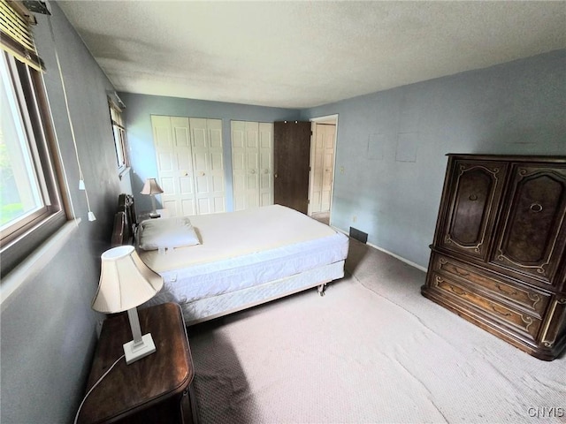 332 Cameco Cir, Salina, NY 13090 - carpeted bedroom with two closets and baseboards