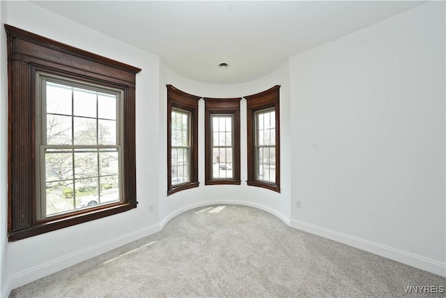 249 E St, Buffalo, NY 14207 - empty room with carpet, baseboards, and healthy amount of natural light
