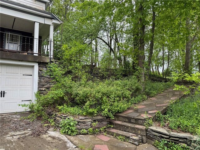 3645 County Highway 12, Kortright, NY 13739 - view of yard featuring a balcony