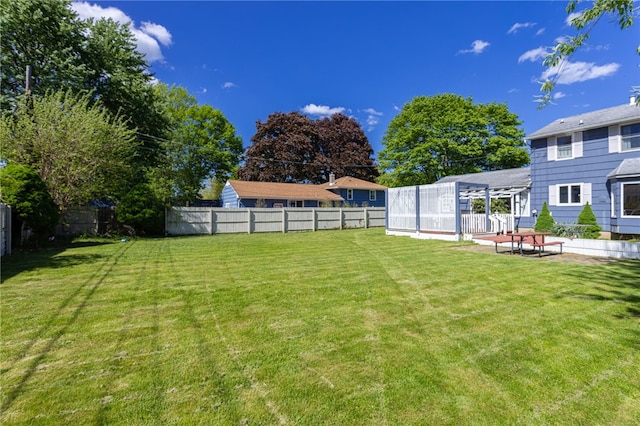 111 Barlow Dr, Greece, NY 14626 - view of yard featuring a patio area