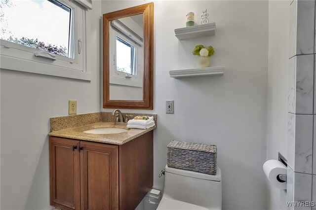 11 Huxley Dr, Amherst, NY 14226 - bathroom with toilet and vanity