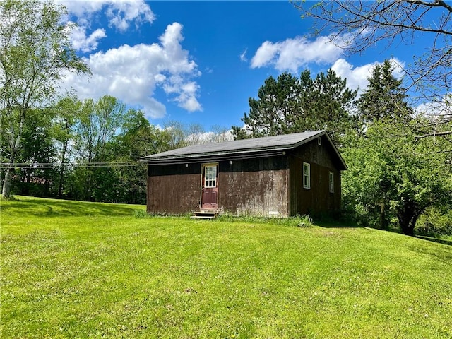 376 Upper Dutch Hill Rd, Milford, NY 13820 - view of side of home with a yard and an outdoor structure