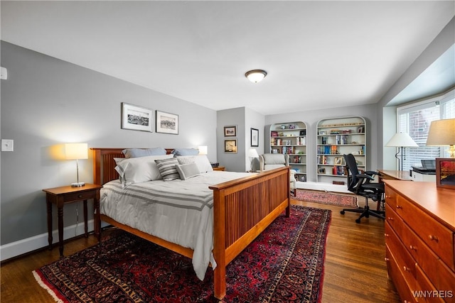85 Windsor Ave, Buffalo, NY 14209 - bedroom with dark wood-style flooring and an office area