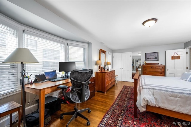 85 Windsor Ave, Buffalo, NY 14209 - bedroom with wood finished floors and an office area