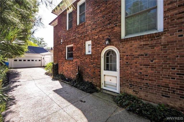 85 Windsor Ave, Buffalo, NY 14209 - view of side of property with brick siding and an outdoor structure