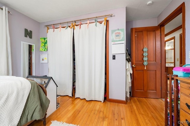 6924 Lebanon Rd, Lebanon, NY 13332 - bedroom featuring light wood finished floors