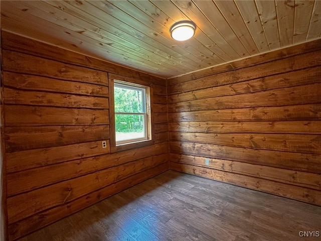3742 State Route 8, Ohio, NY 13324 - empty room with wood ceiling, wooden walls, and wood finished floors
