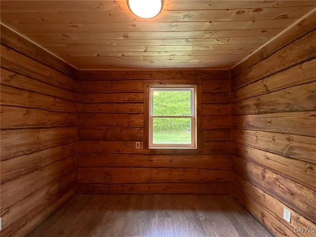 3742 State Route 8, Ohio, NY 13324 - unfurnished room with wood ceiling, wood walls, and wood-type flooring