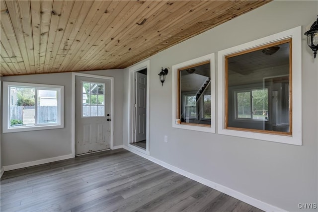 124 Haven St, Watertown-City, NY 13601 - unfurnished sunroom featuring lofted ceiling