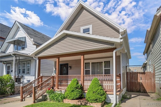 397 14th St, Buffalo, NY 14213 - view of front of home featuring covered porch
