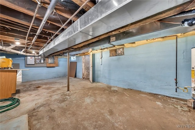397 14th St, Buffalo, NY 14213 - unfinished basement featuring electric panel