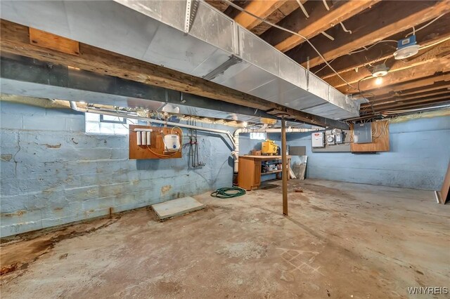 397 14th St, Buffalo, NY 14213 - basement with electric panel