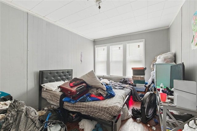 118 Electric Ave, Rochester, NY 14613 - bedroom with ornamental molding and wood finished floors