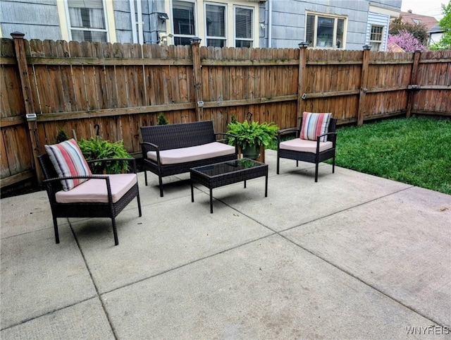 536 Potomac Ave, Buffalo, NY 14222 - view of patio / terrace with an outdoor living space