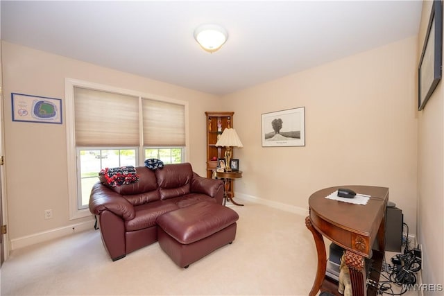 5067 William St, Lancaster, NY 14086 - carpeted living room with baseboards
