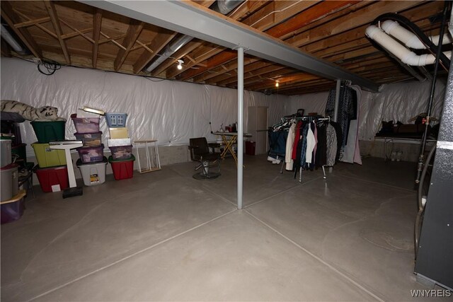 5067 William St, Lancaster, NY 14086 - view of unfinished basement