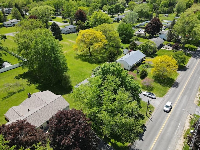 aerial perspective of suburban area