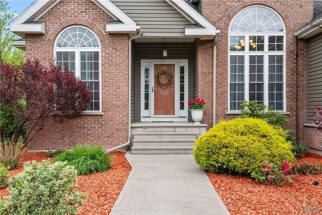 1210 Lake Rd, Oneida-Outside, NY 13421 - property entrance with brick siding