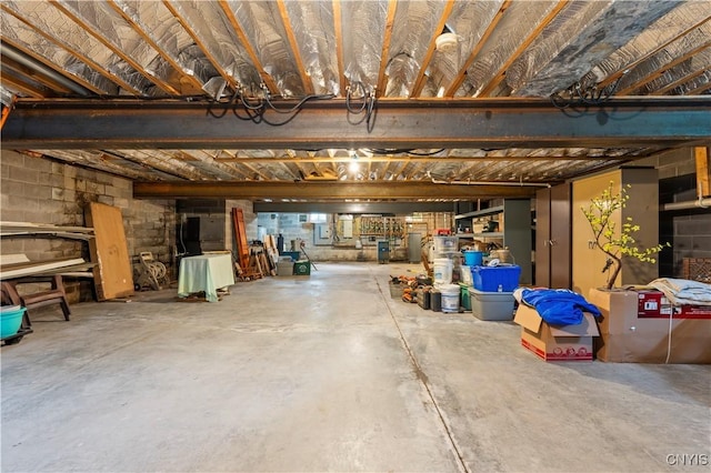 1210 Lake Rd, Oneida-Outside, NY 13421 - view of unfinished basement