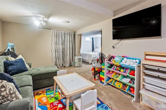 playroom featuring carpet floors