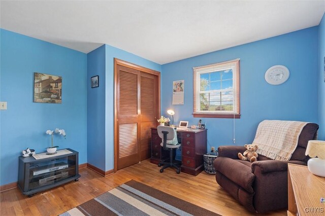 104 Hillside, Camillus, NY 13031 - office featuring wood finished floors and baseboards